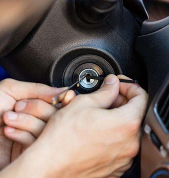 checking lock of a car